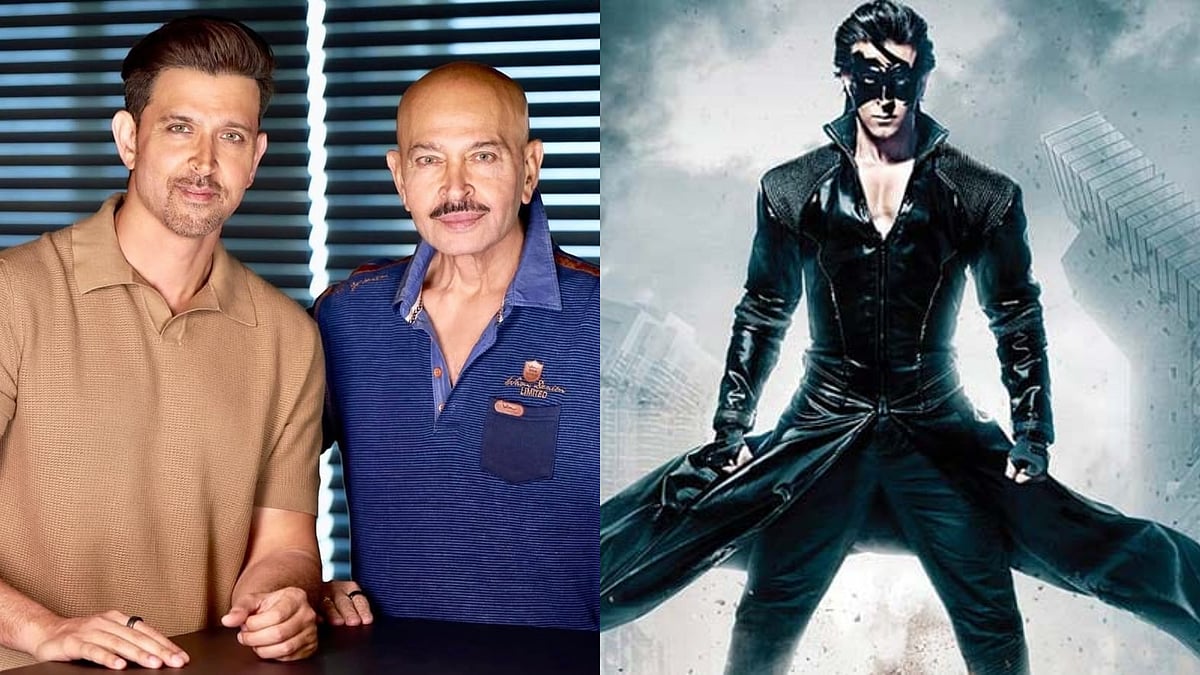 Instagram : Rakesh Roshan on Hrithik Roshan's Krrish mask