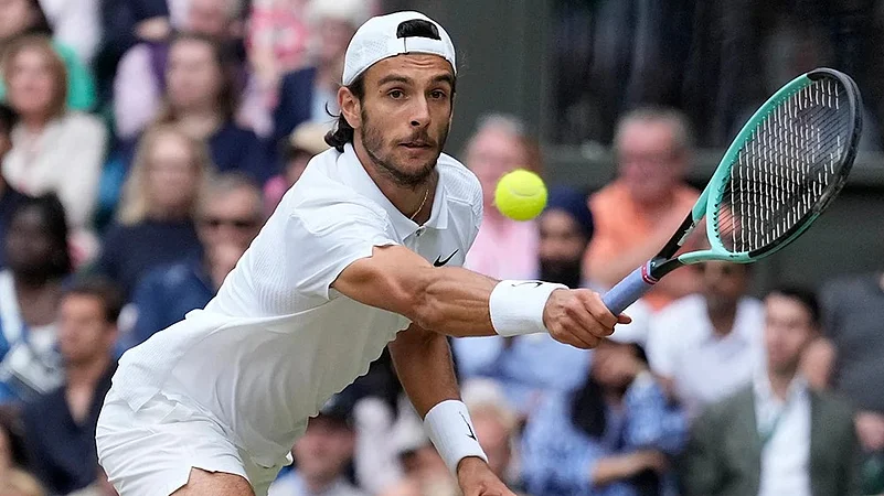 2024 Wimbledon tennis Semi-Final Novak Djokovic vs Lorenzo Musetti photo gallery_5