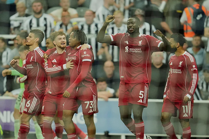 Britain soccer Premier League 2025-26 Newcastle United vs Liverpool_2