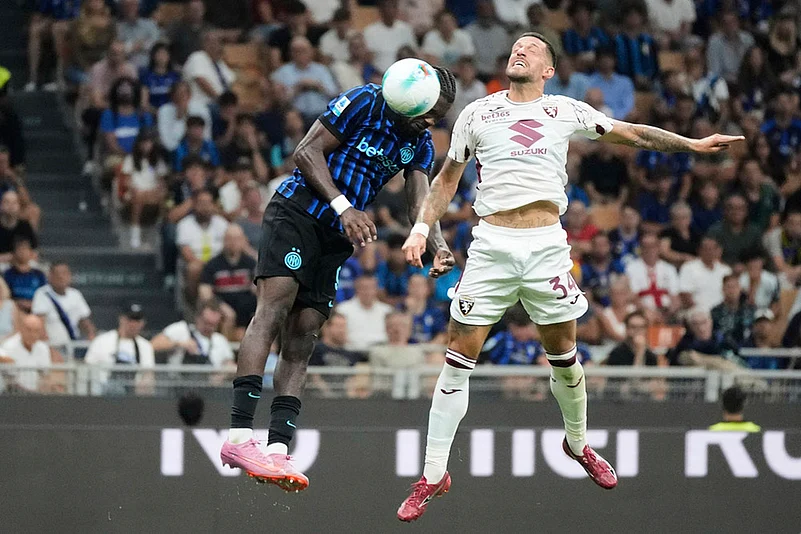 Italy soccer Serie A 2025-26 match Inter Milan vs Torino_Marcus Thuram