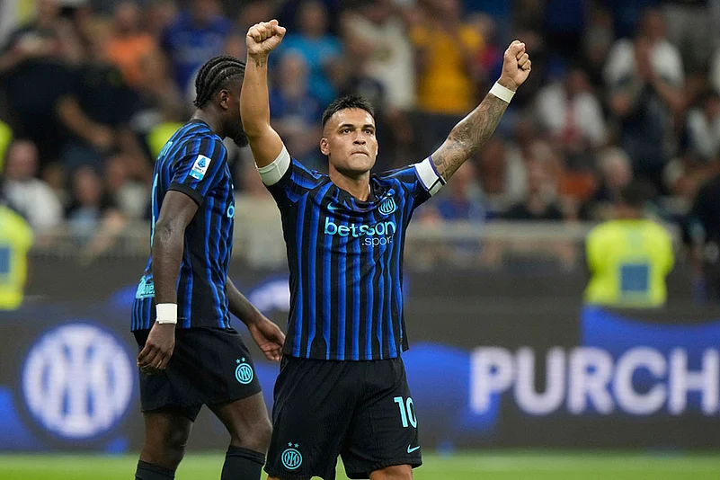 Italy soccer Serie A 2025-26 match Inter Milan vs Torino_Lautaro Martinez
