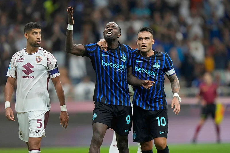 Italy soccer Serie A 2025-26 match Inter Milan vs Torino_Marcus Thuram