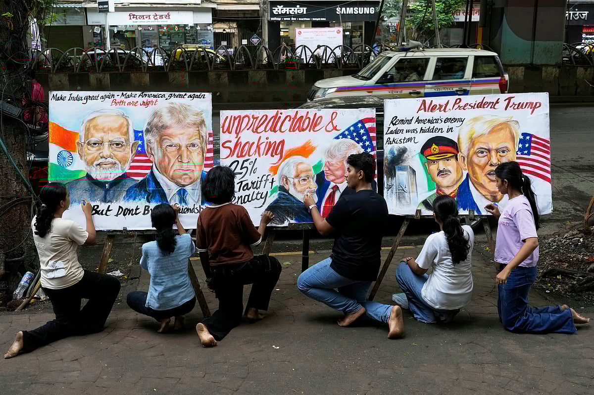 Trump tariffs on India - AP