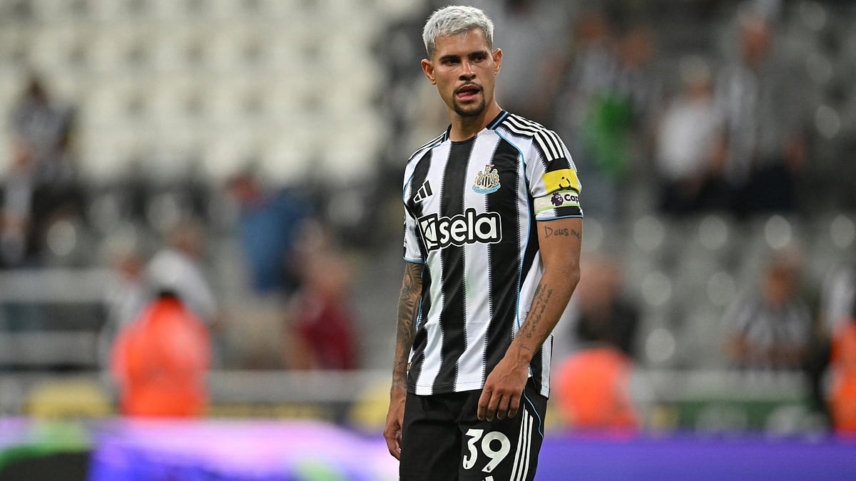 Newcastle midfielder Bruno Guimaraes