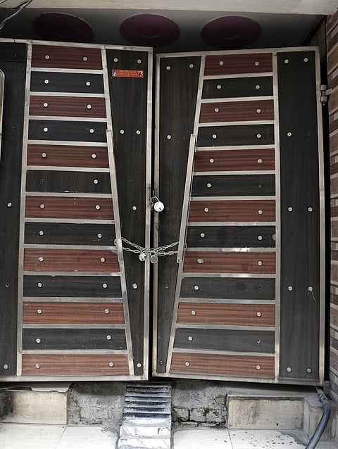 Locked House of Accused Vipin Bhati 