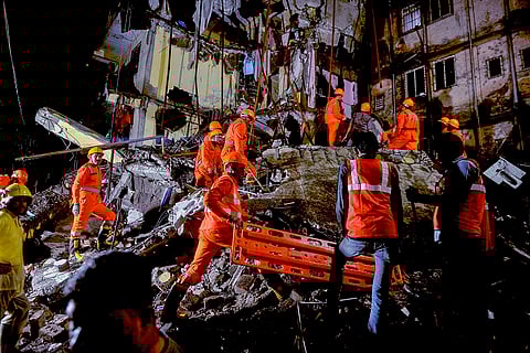 Mother, toddler killed, 9 injured as part of building collapses in Maharashtra’s Palghar district