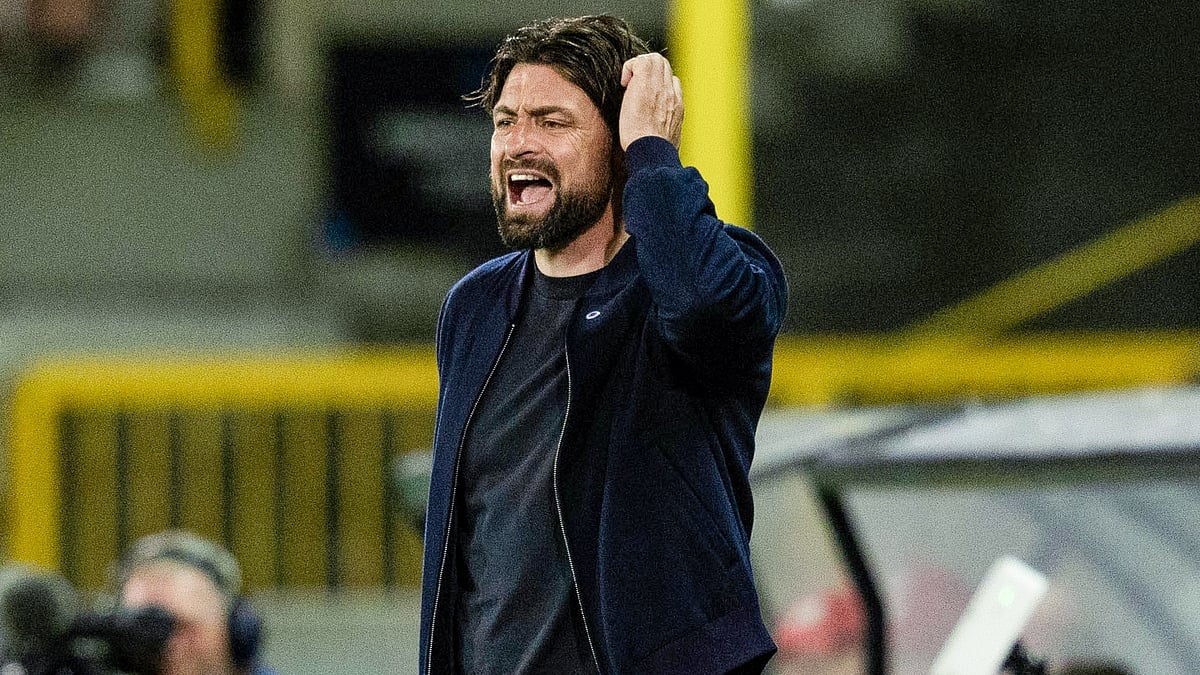 File : File photo of Russell Martin on the touchlines during Rangers' match against Club Brugge.