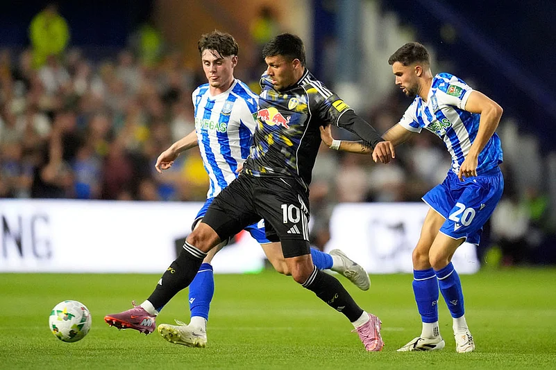 EFL Cup 2025-26 Round 2 soccer match Sheffield Wednesday vs Leeds United_ Joel Piroe