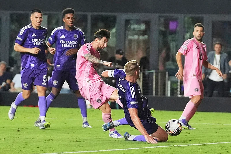 Leagues Cup soccer 2025 Inter Miami Vs Orlando City Semi-final photos_Lionel Messi