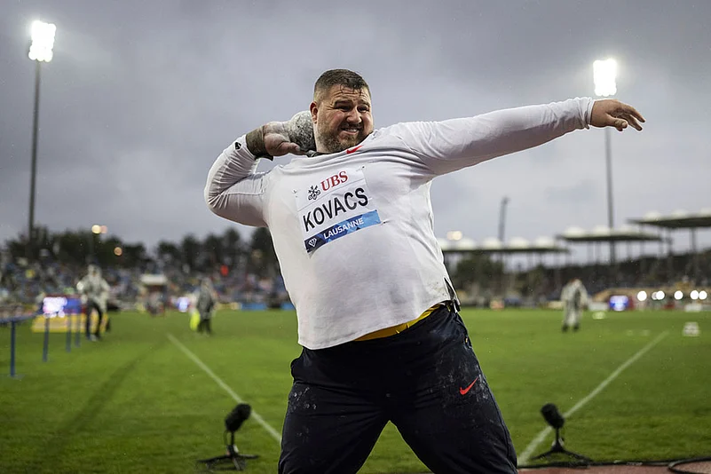Joe Kovacs of United States