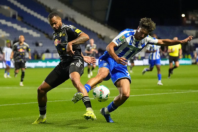EFL Cup 2025-26 Round 2 soccer match Sheffield Wednesday vs Leeds United_Lukas Nmecha