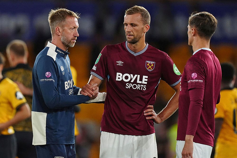 | Photo: Mike Egerton/PA via AP : Carabao Cup 2025-26: Wolves vs West Ham