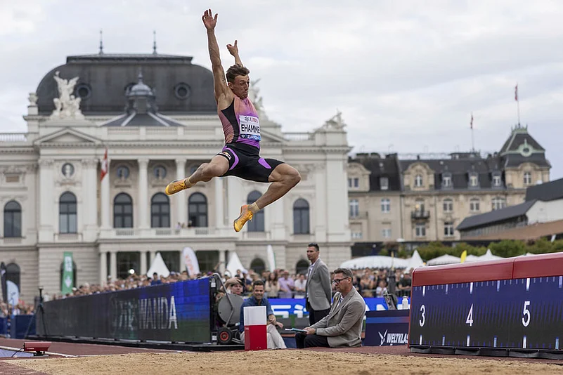 Switzerland Diamond League Simon Ehammer