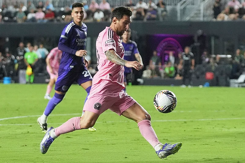 Leagues Cup soccer 2025 Inter Miami Vs Orlando City Semi-final photos_Lionel Messi