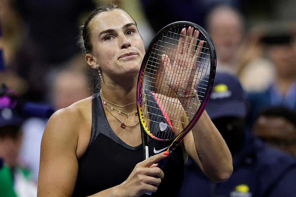 | Photo: AP/Adam Hunger : US Open 2025: Aryna Sabalenka vs Polina Kudermetova