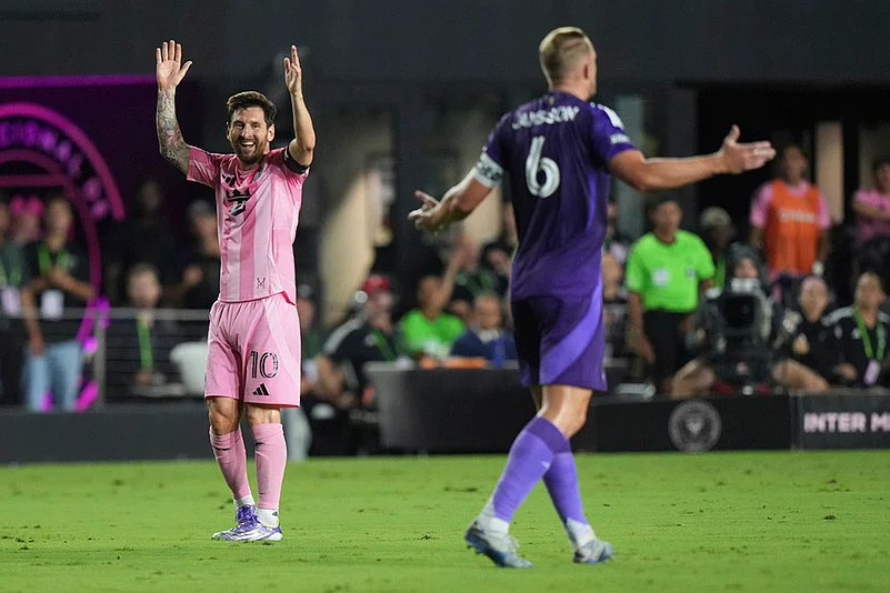 Leagues Cup soccer 2025 Inter Miami Vs Orlando City Semi-final photos_Lionel Messi