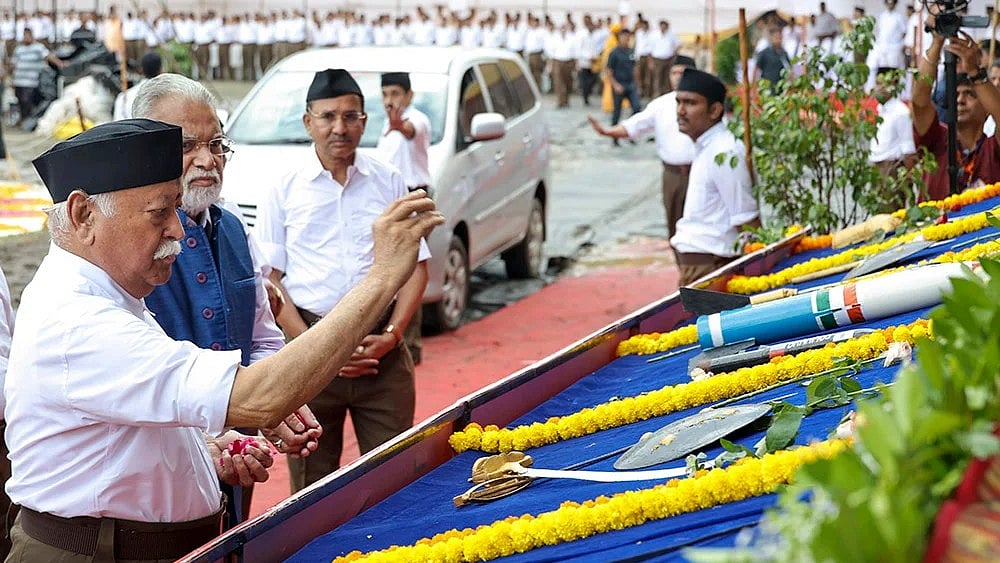 RSS' Vijayadashami programme in Nagpur (representational image) - | Photo: PTI
