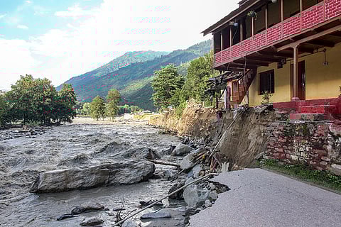Flash floods in Kullu