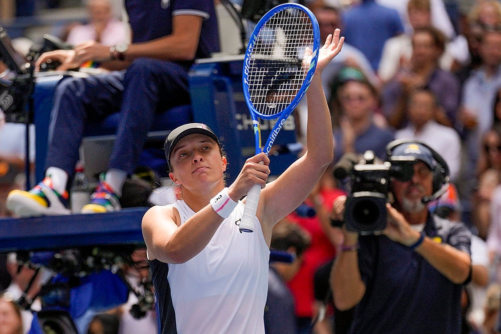 | Photo: AP/Seth Wenig : US Open 2025: Suzan Lamens vs Iga Swiatek