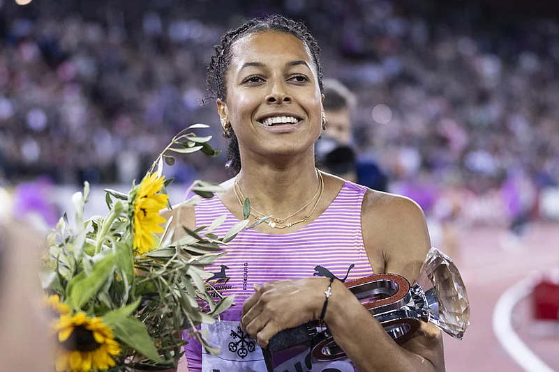 Switzerland Diamond League finals 2025 day 2 photos_Audrey Werro of Switzerland