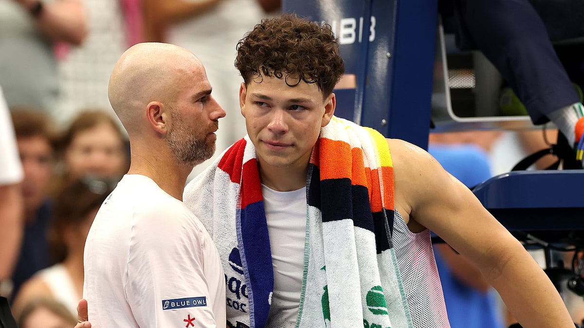 Ben Shelton retired from the US Open third round.