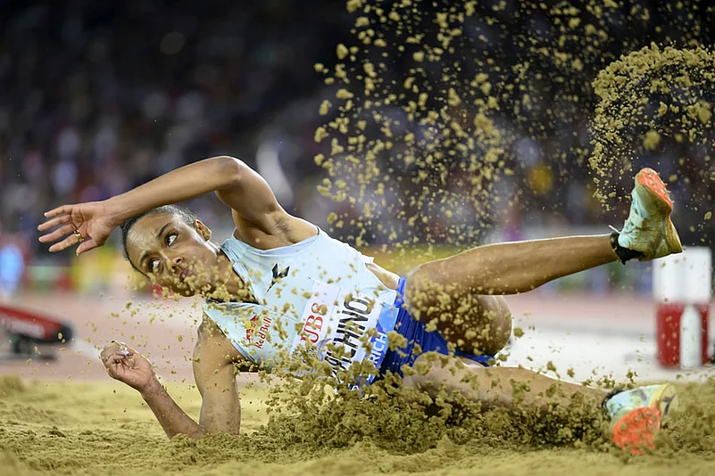 Switzerland Diamond League finals 2025 day 2 photos_Larissa Iapichino of Italy