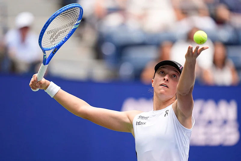 US Open Tennis 2025 Suzan Lamens vs Iga Swiatek_8