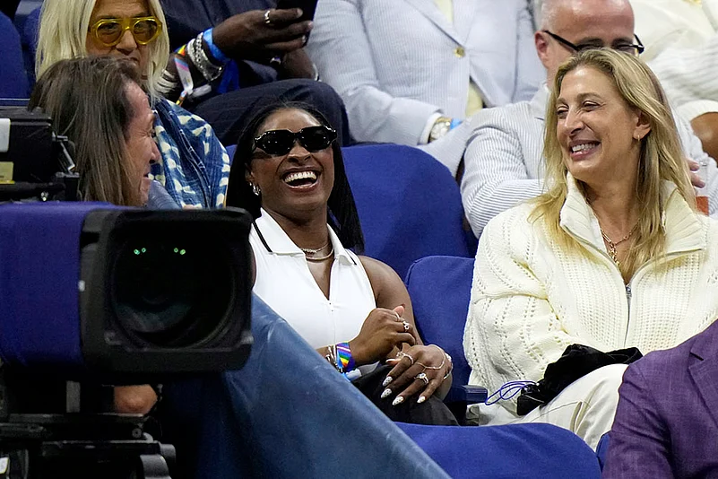 US Open Tennis 2025 Coco Gauff vs Donna Vekic_Gymnast Simone Biles