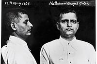 | Getty Images : Archival Memory - Mug shot of Nathuram Godse from 1948