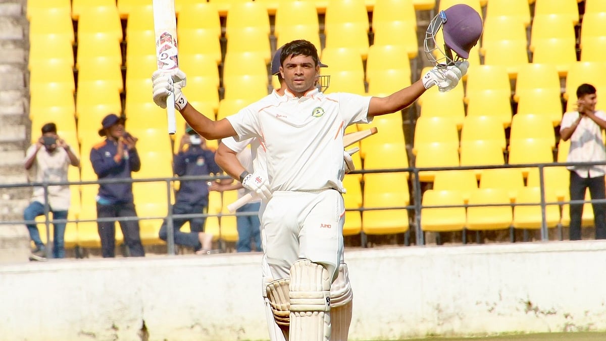 | Photo: Instagram/daniiish_01 : File photo of Danish Malewar in action in Ranji Trophy.