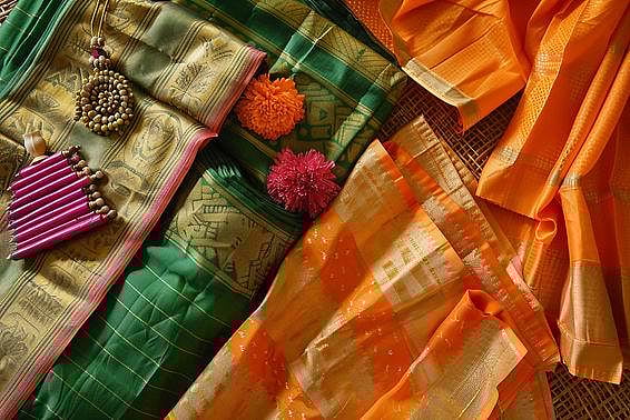 Colourful Sarees