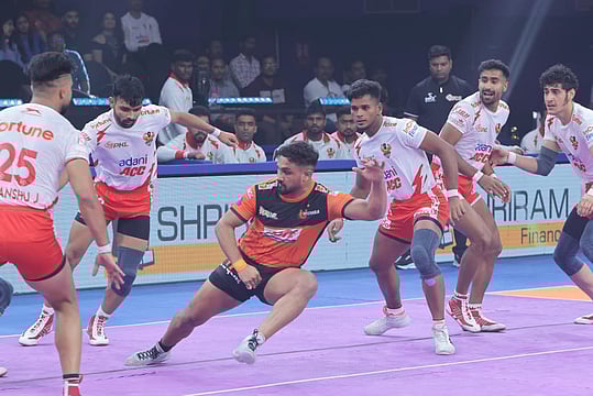 UP Yoddhas Vs Telugu Titans, PKL 2025: Sumit And Gagan Lead Yoddhas To 40-35 Win