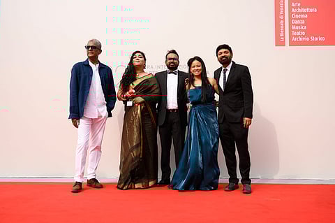 Secret of a Mountain Serpent team at Venice Film Festival 2025