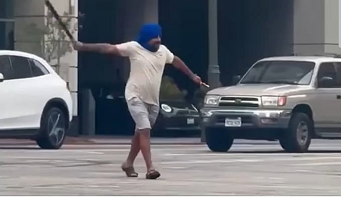 X : Screengrab from the CCTV footage