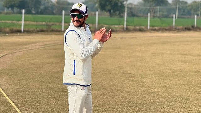 | Photo: Instagram/ankitkumarofficial08 : File photo of North Zone captain Ankit Kumar in practice.