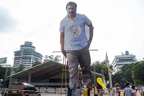 Voter Adhikar Yatra in Patna