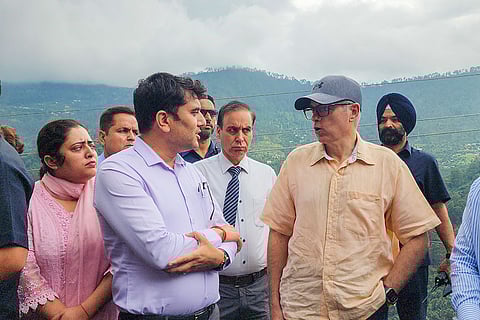 Omar Abdullah reviews restoration works