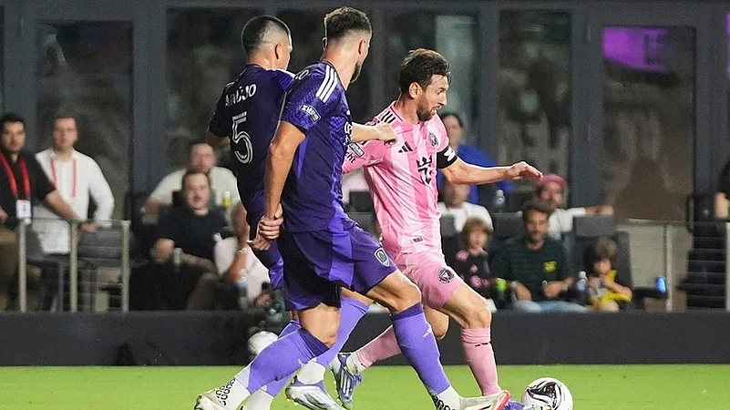 Leagues Cup soccer 2025 Inter Miami Vs Orlando City Semi-final photos_ Lionel Messi