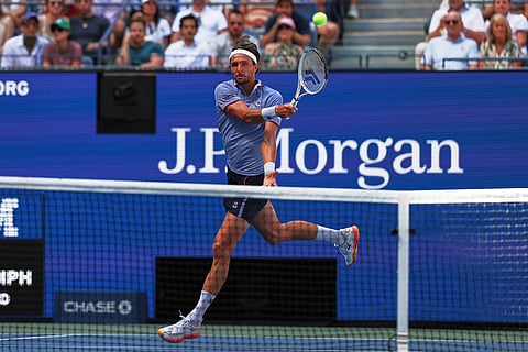 US Open Tennis Championships: Carlos Alcaraz vs Arthur Rinderknech