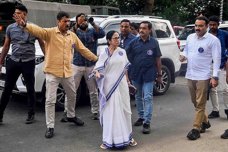 TMCs protest in Kolkata