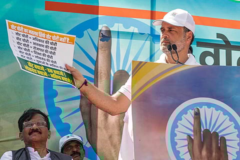 Voter Adhikar Yatra in Patna