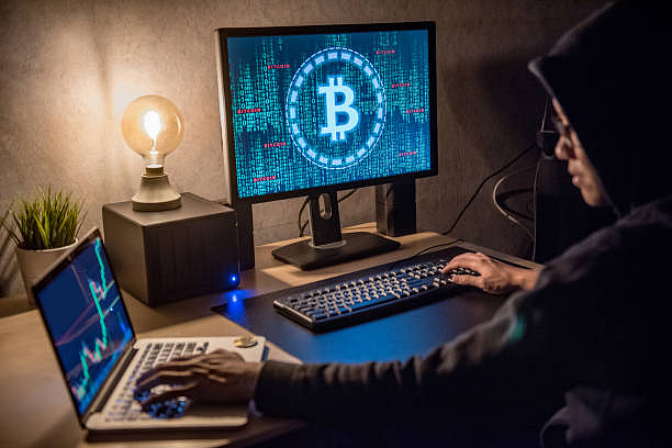 A person working on laptop