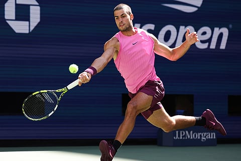 US Open Tennis Championships: Arthur Rinderknech vs Carlos Alcaraz
