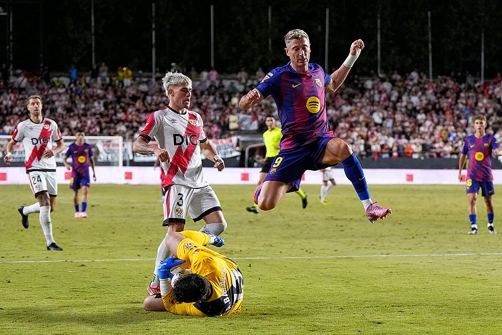 | Photo: AP/Manu Fernandez : La Liga 2025-26: Rayo Vallecano vs FC Barcelona