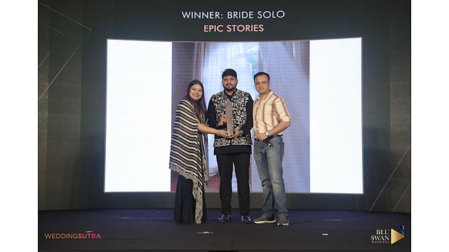 Epic Stories Founder Himanshu Patel Named Wedding Photographer Of The Year At WeddingSutra Photographer Awards 2025