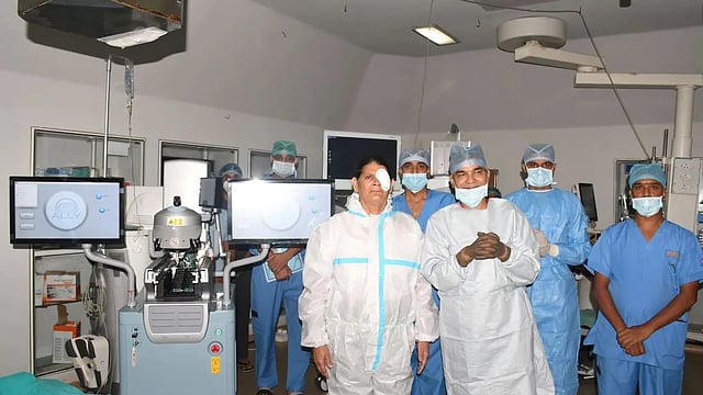 AHRR Performs India’s First Robotic Laser Cataract Surgery In Govt Sector