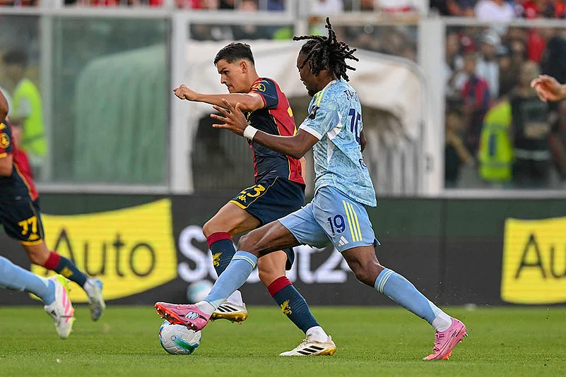 Italy soccer Serie A 2025-26 Genoa CFC Vs Juventus FC_Valentin Carboni