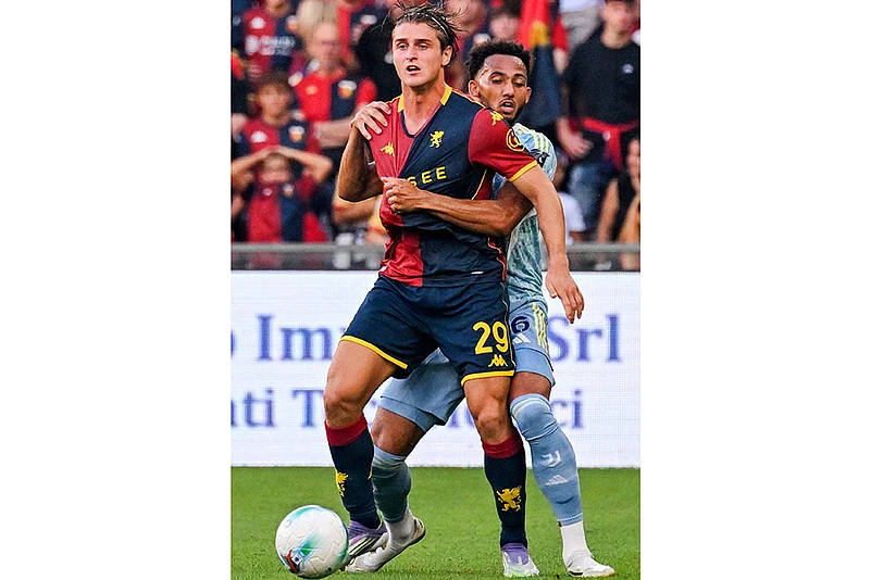 Italy soccer Serie A 2025-26 Genoa CFC Vs Juventus FC_Lorenzo Colombo