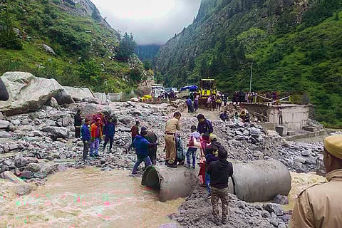 Chamoli: Bridge over Tamak Nala washed away