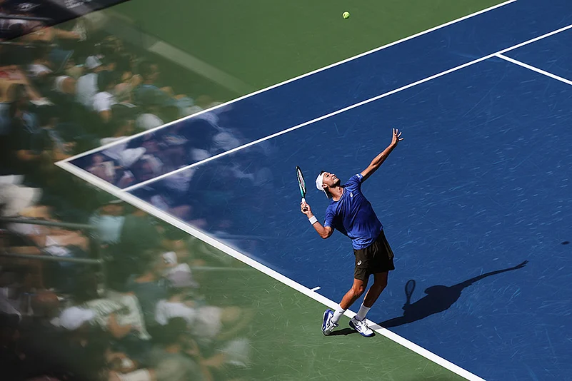 US Open Tennis Leandro Riedi